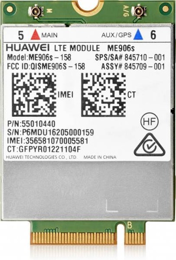 [1HC91AA#AC3] HP LT4132 Wireless cellular modem 4G LTE M.2 Card